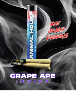 2 PACK INFUSED PRE-ROLLS - GRAPE APE