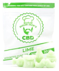 Alternative view of Sugar Jack’s – 300mg CBD Assorted Gummies