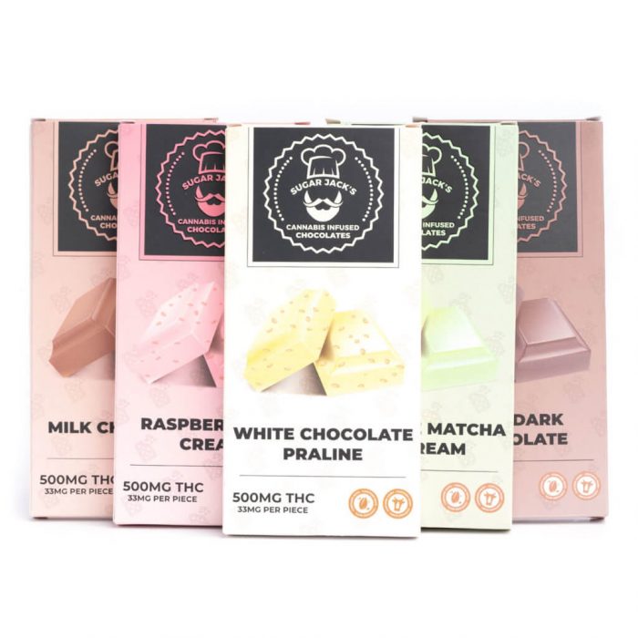 Sugar Jack’s – 500mg THC Chocolate Bars