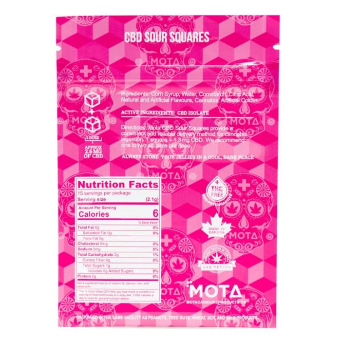 Mota CBD Sour Squares - Image 2
